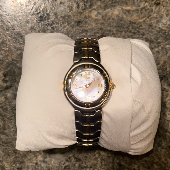 ESQ Mother Of Pearl Two Toned Watch - Picture 1 of 5